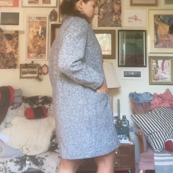 Topshop Cocoon Coat - Picture 2 of 6